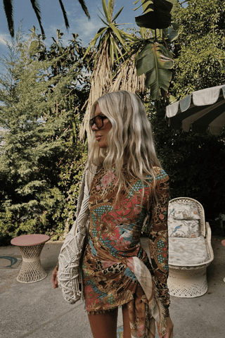 Lovers & Dreamers Mesh Long Sleeve Top