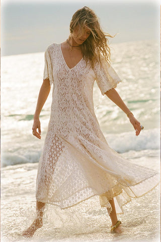 Lux Lisbon Lace Handkerchief Dress