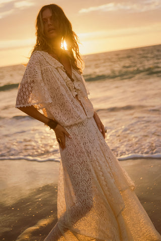 Lux Lisbon Lace Handkerchief Skirt