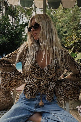 Samantha Lace Frill Blouse