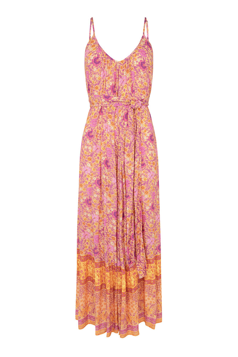 Village Strappy Maxi Dress