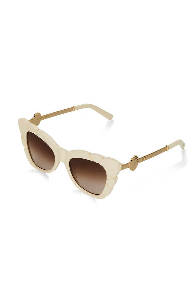 Marilyn Metal Shell Arm Sunglasses